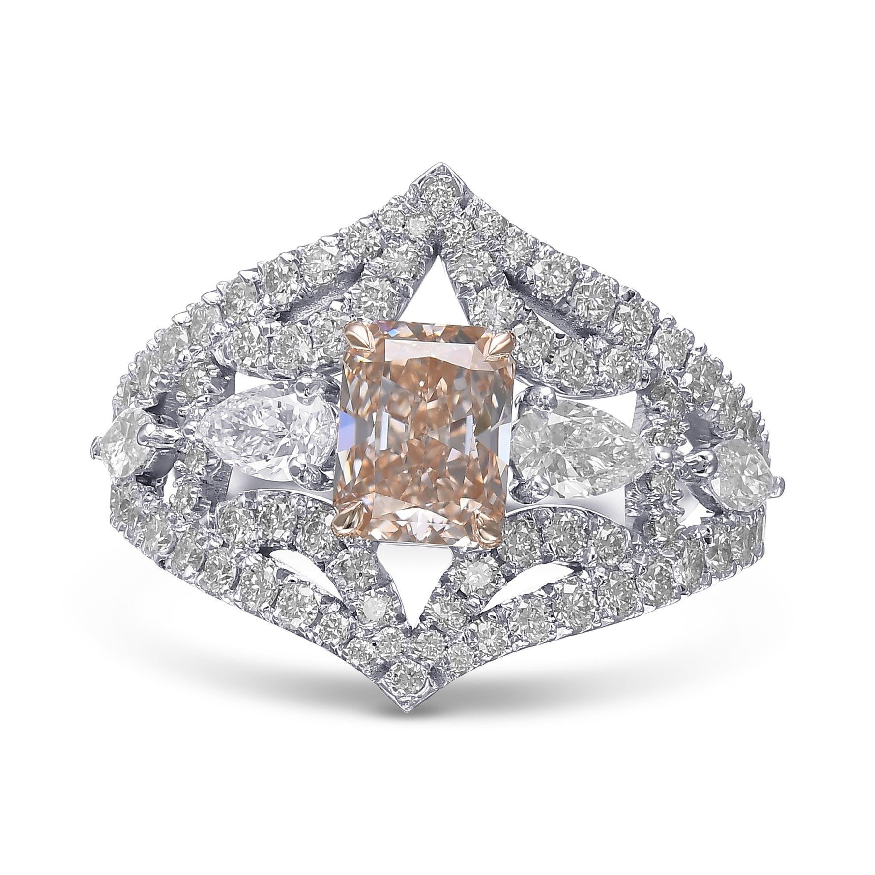Couture Marquise, Pear and Brilliant Diamond Ring Setting