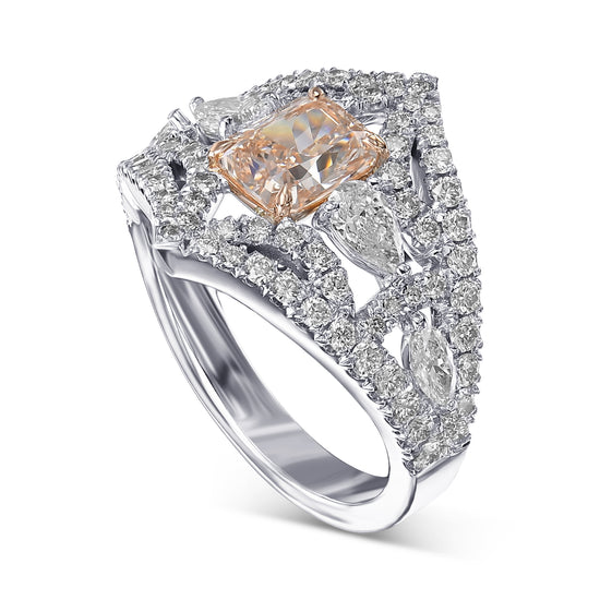 Couture Marquise, Pear and Brilliant Diamond Ring Setting - 3