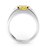 Half Bezel Men's Ring Setting - 2