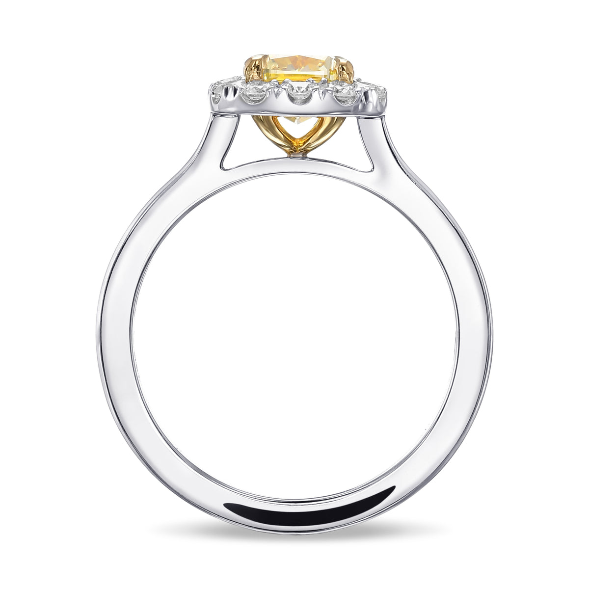 Classic Diamond Halo Ring Setting - 2