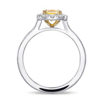 Classic Diamond Halo Ring Setting - 2