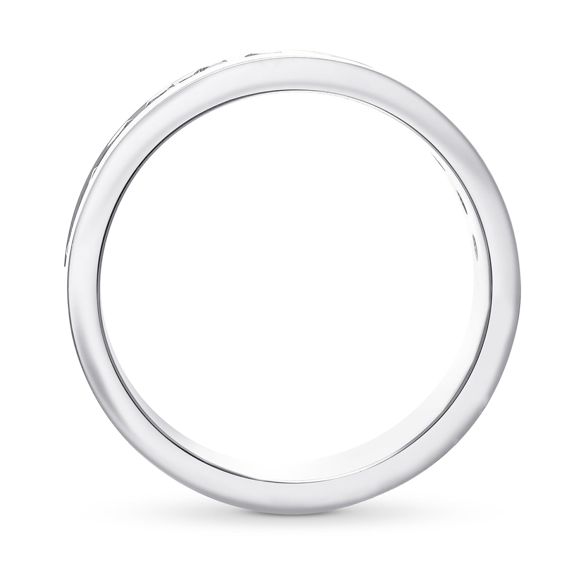 Round Fancy Yellow Diamond Band Ring