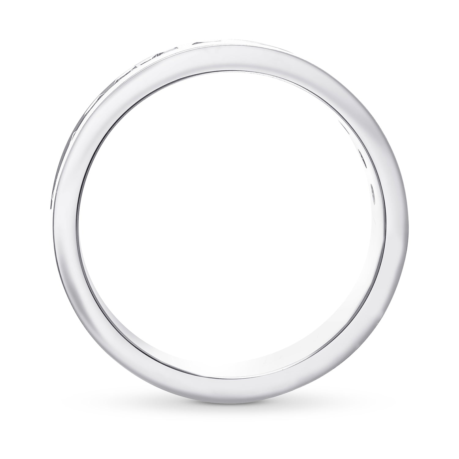 Round Fancy Yellow Diamond Band Ring