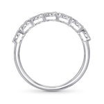 Fancy Light Pink & Colorless Diamond Band 