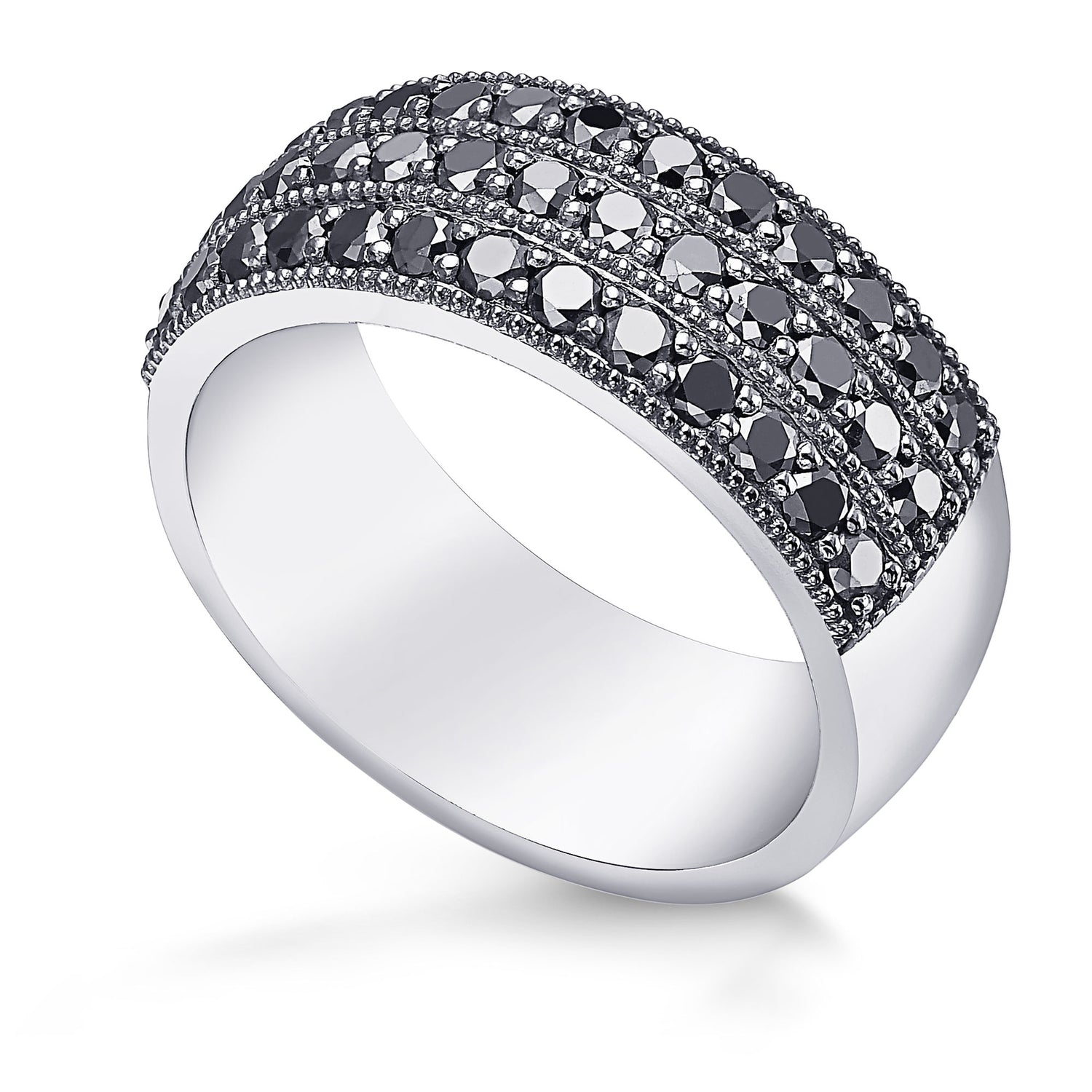 Black Diamond Pave Gent's Ring 