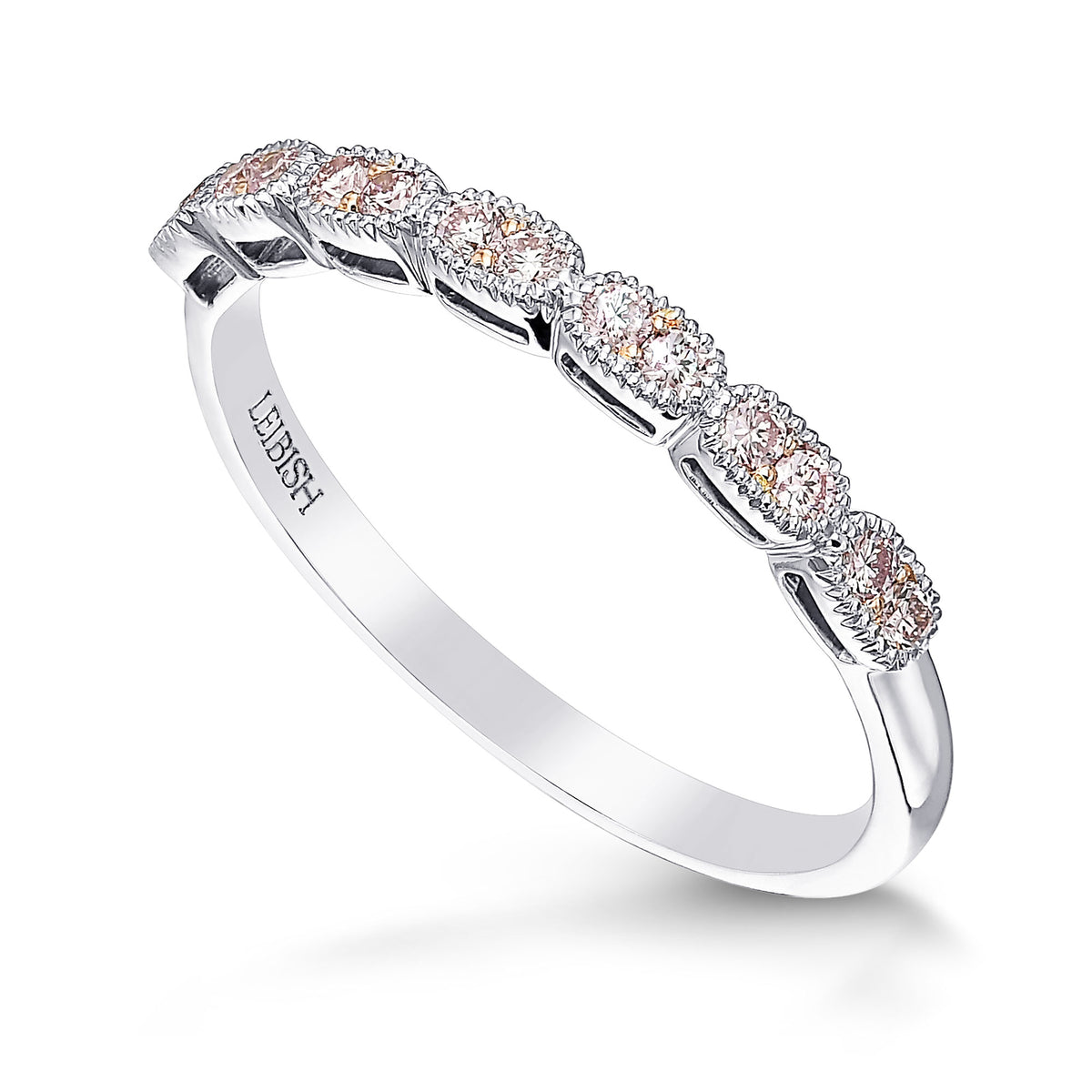 Fancy Light Pink Diamond Band 