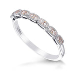 Fancy Light Pink Diamond Band 
