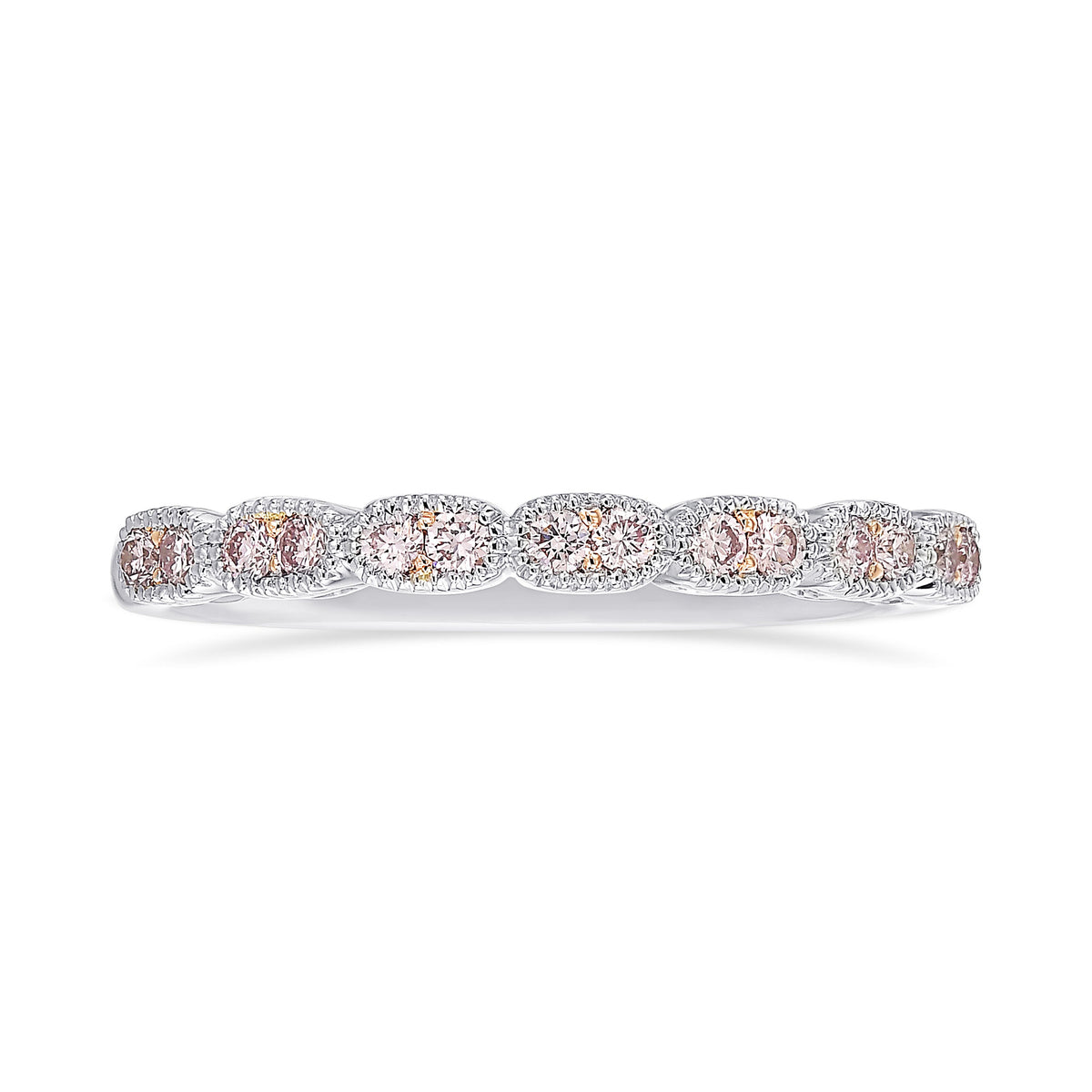 Fancy Light Pink Diamond Band 