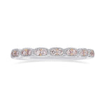 Fancy Light Pink Diamond Band 