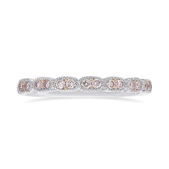 Fancy Light Pink Diamond Band 