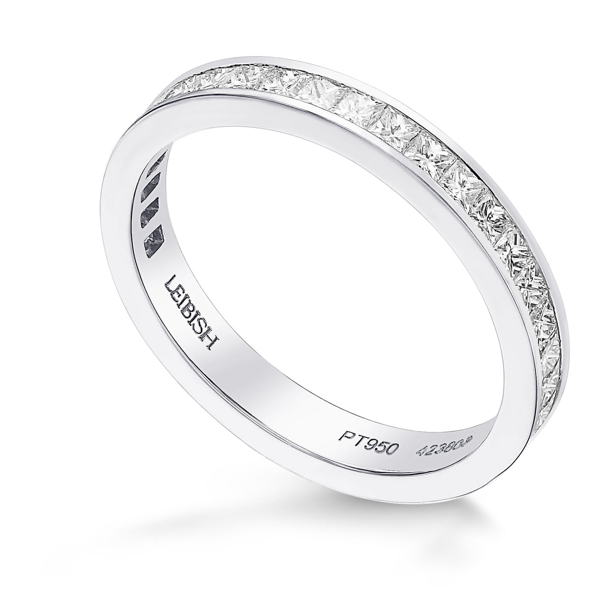 Princess Diamond Half Eternity Wedding Band