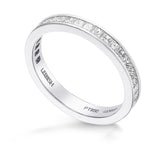 Princess Diamond Half Eternity Wedding Band