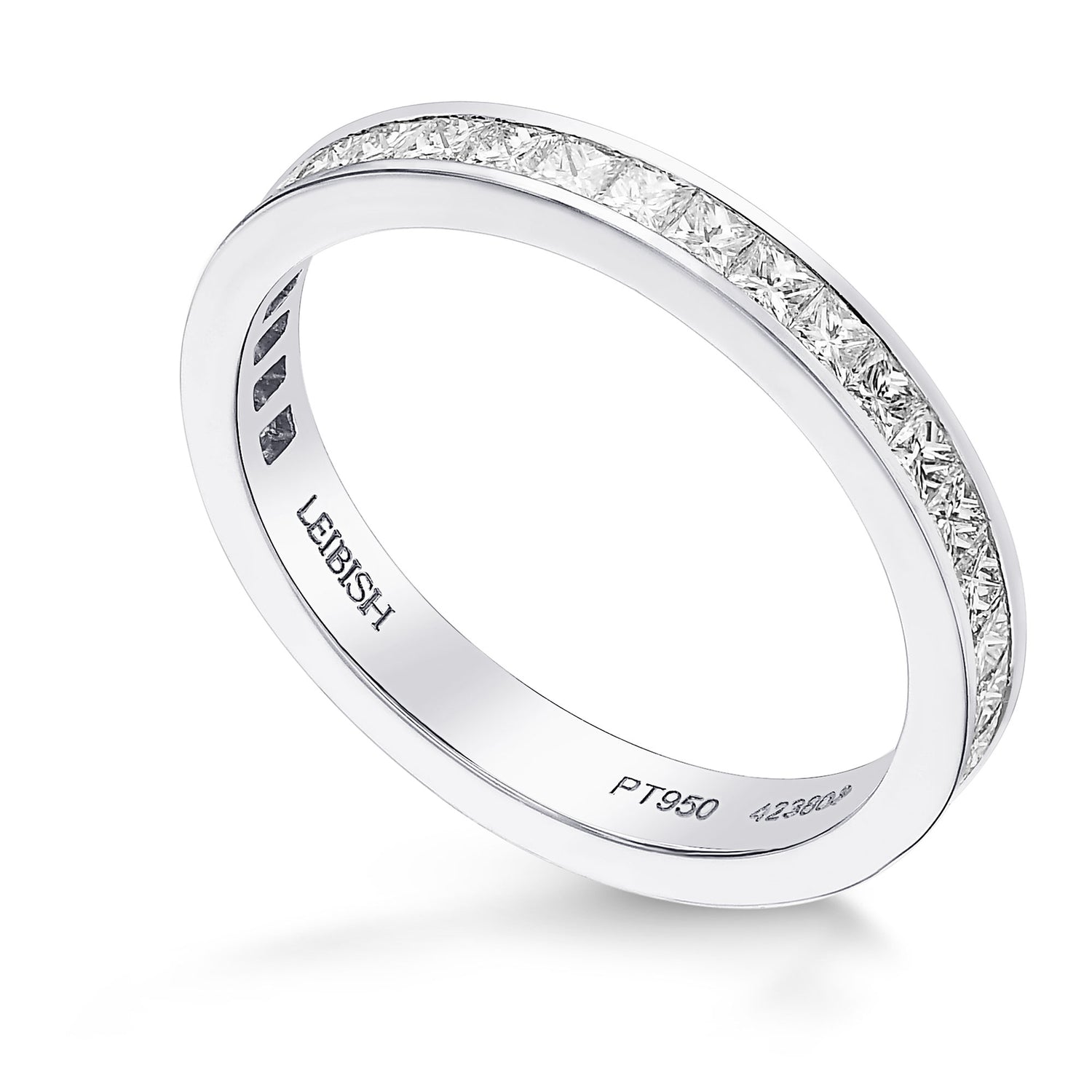Princess Diamond Half Eternity Wedding Band
