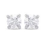 Round Brilliant Stud Diamond Earrings