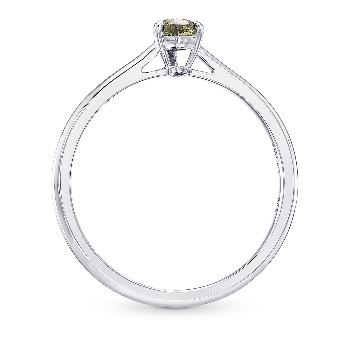 Chameleon Pear Diamond Solitaire Ring