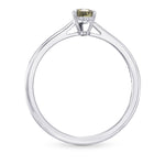 Chameleon Pear Diamond Solitaire Ring