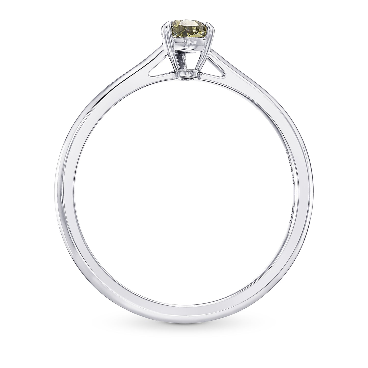 Chameleon Pear Diamond Solitaire Ring