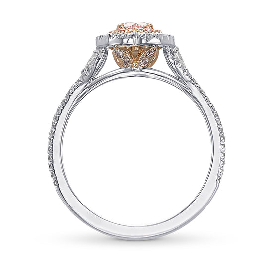 Argyle Fancy Light Pink Heart & Pear Shape Diamond Dress Ring 