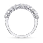 Mixed Shape Four Band Diamond Ring