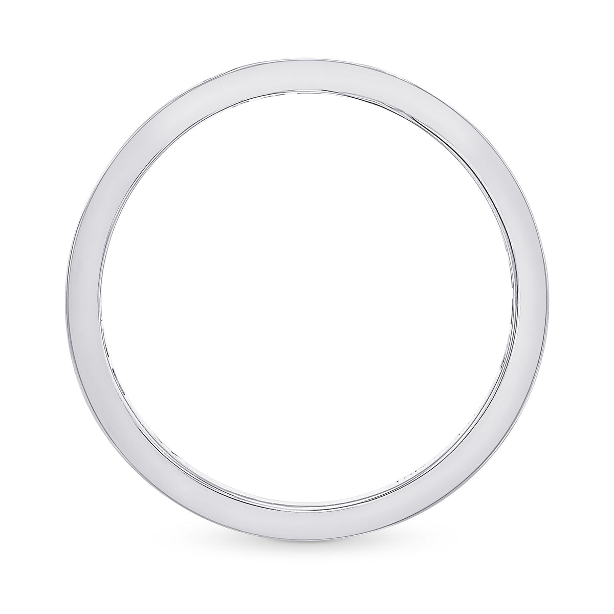 Princess Shape Diamond Wedding Band 