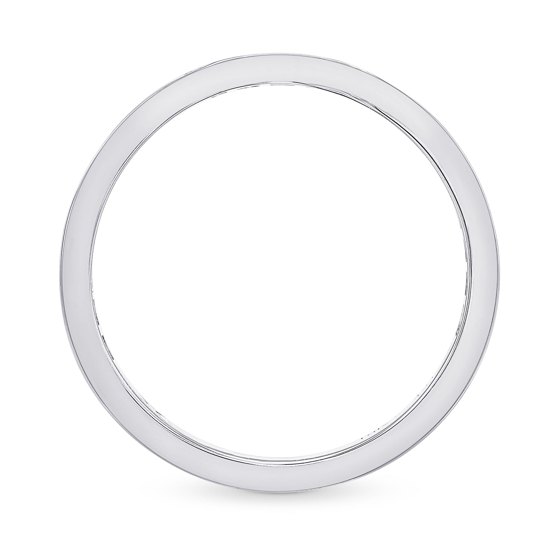 Princess Shape Diamond Wedding Band 
