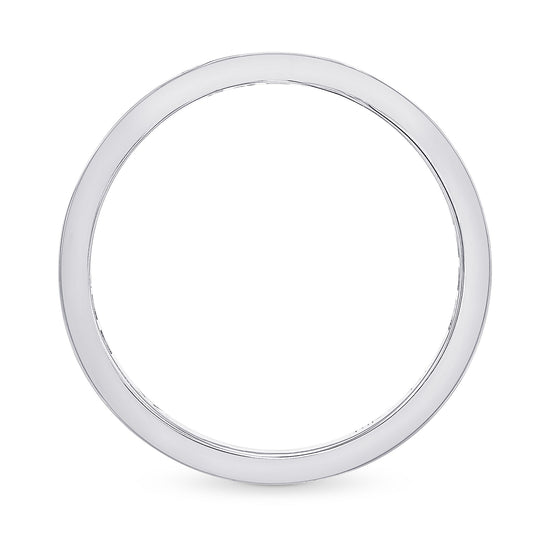 Princess Shape Diamond Wedding Band 