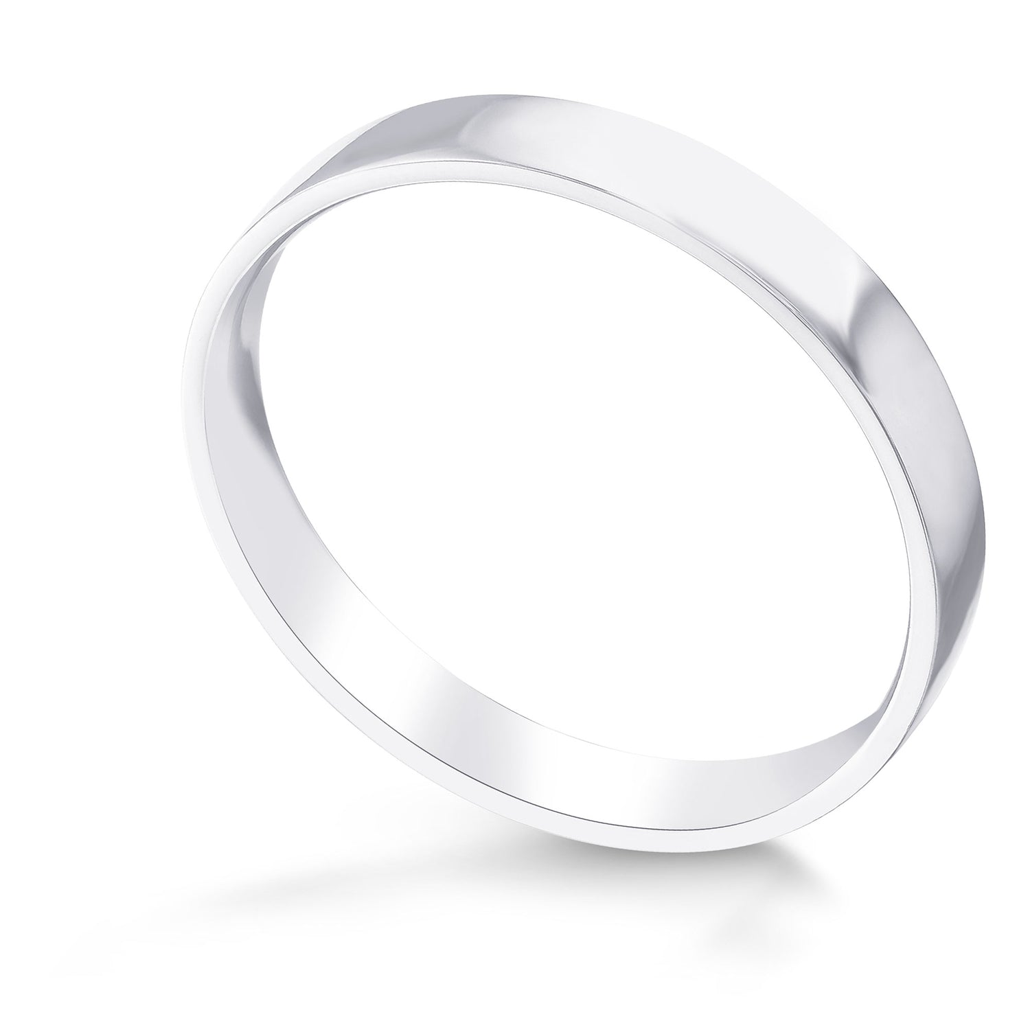 Platinum Comfort Fit Wedding Band