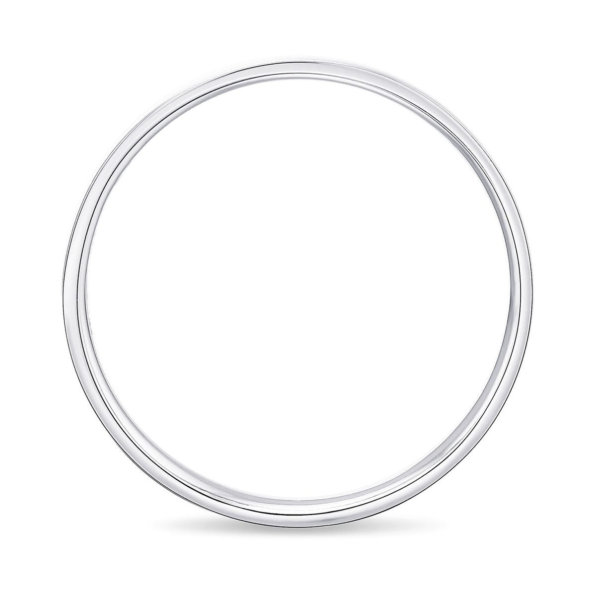 Platinum Comfort Fit Wedding Band