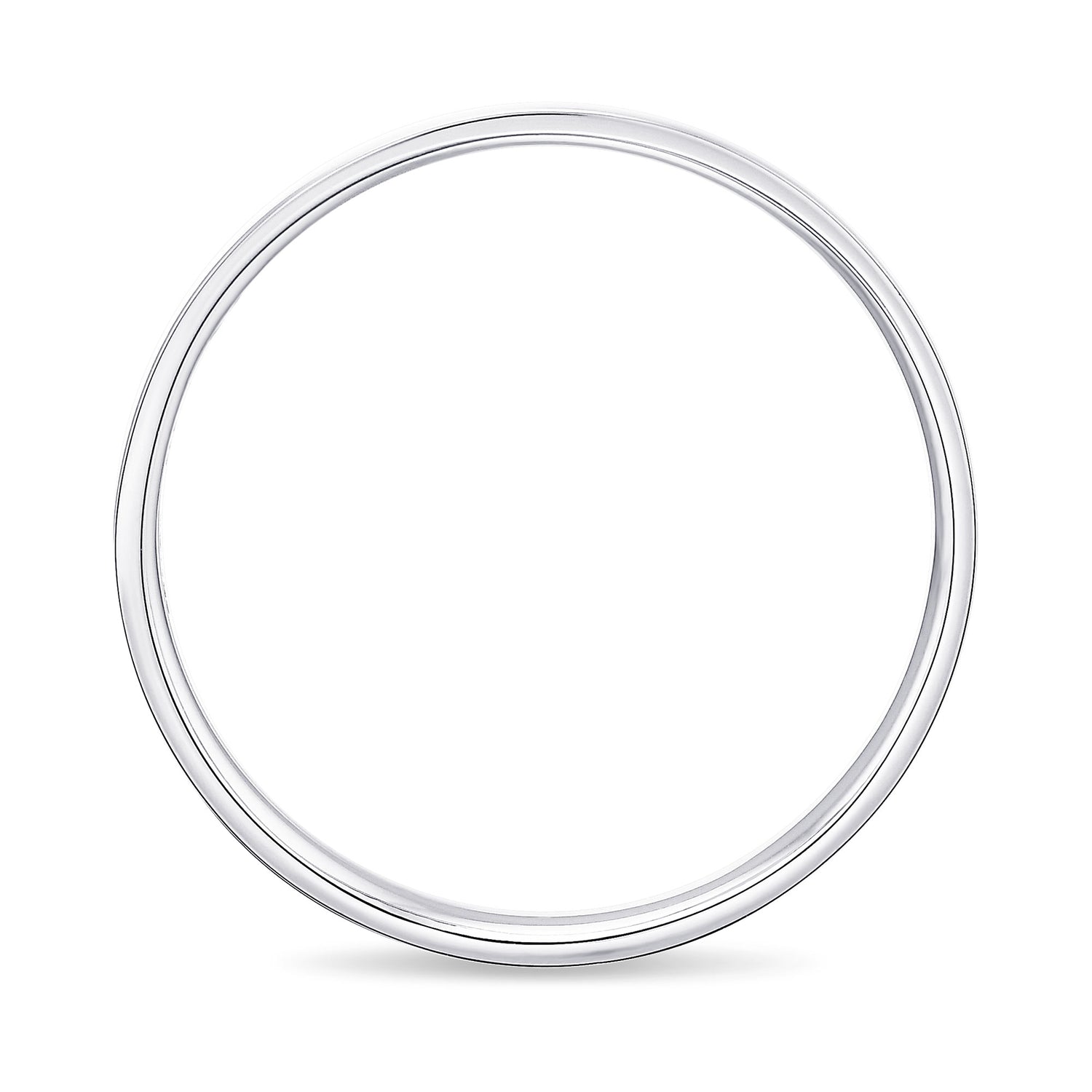 Platinum Comfort Fit Wedding Band