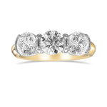 Round Brilliant 3 Stone Diamond Ring 