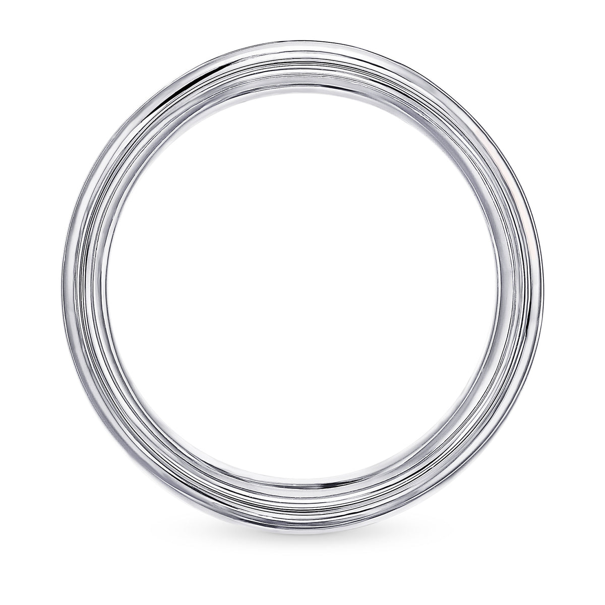 Fancy Vivid Orange Yellow Men's Diamond Band Ring