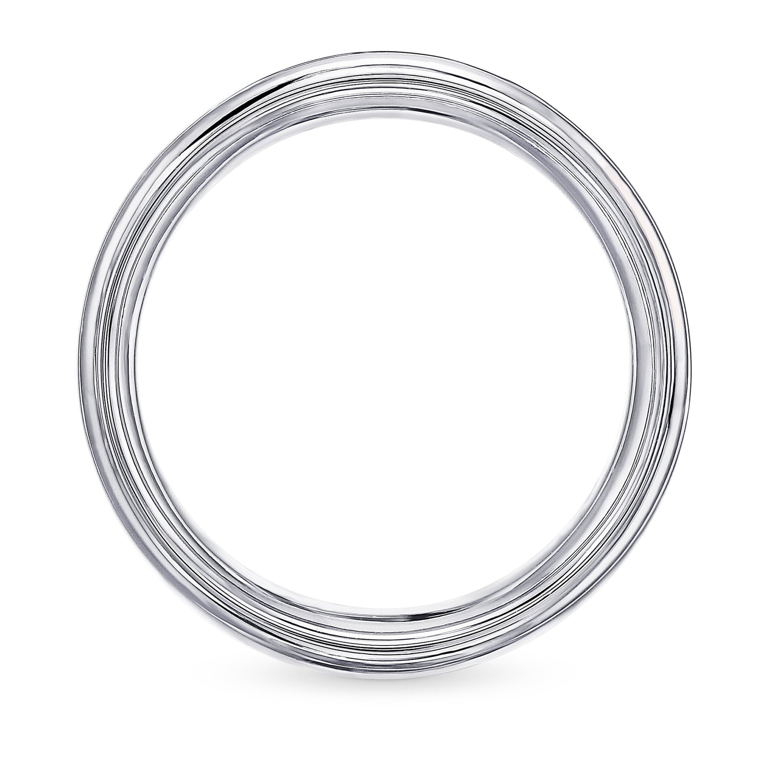 Fancy Vivid Orange Yellow Men's Diamond Band Ring