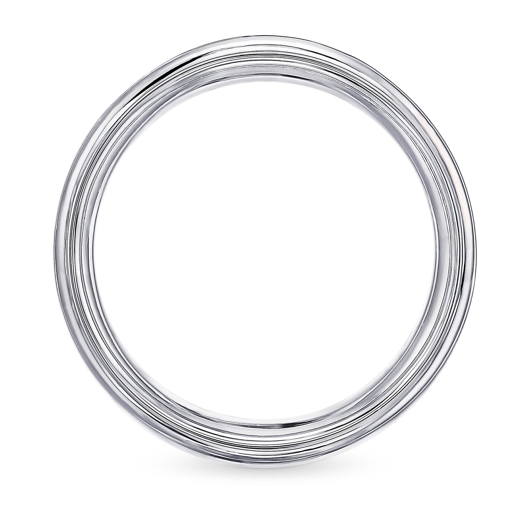 Fancy Vivid Orange Yellow Men's Diamond Band Ring