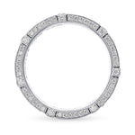 Black and White Pave Diamond Man's Ring