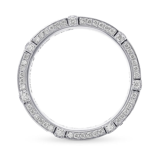 Black and White Pave Diamond Man's Ring