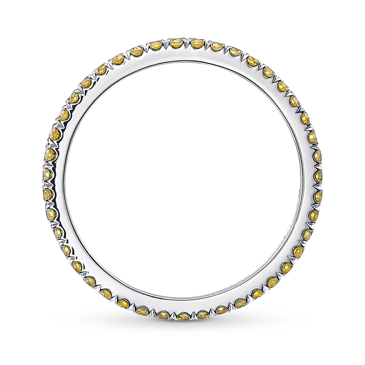 Fancy Intense Yellow Diamond Full Eternity Band
