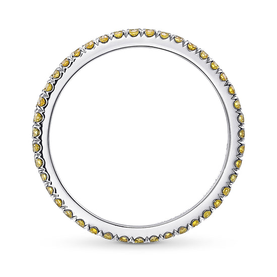 Fancy Intense Yellow Diamond Full Eternity Band