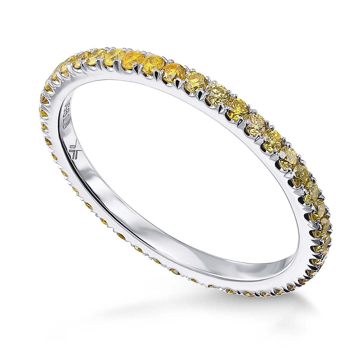 Fancy Intense Yellow Diamond Full Eternity Band