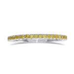 Fancy Intense Yellow Diamond Full Eternity Band