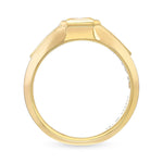 Light Yellow Radiant Diamond Men's Ring