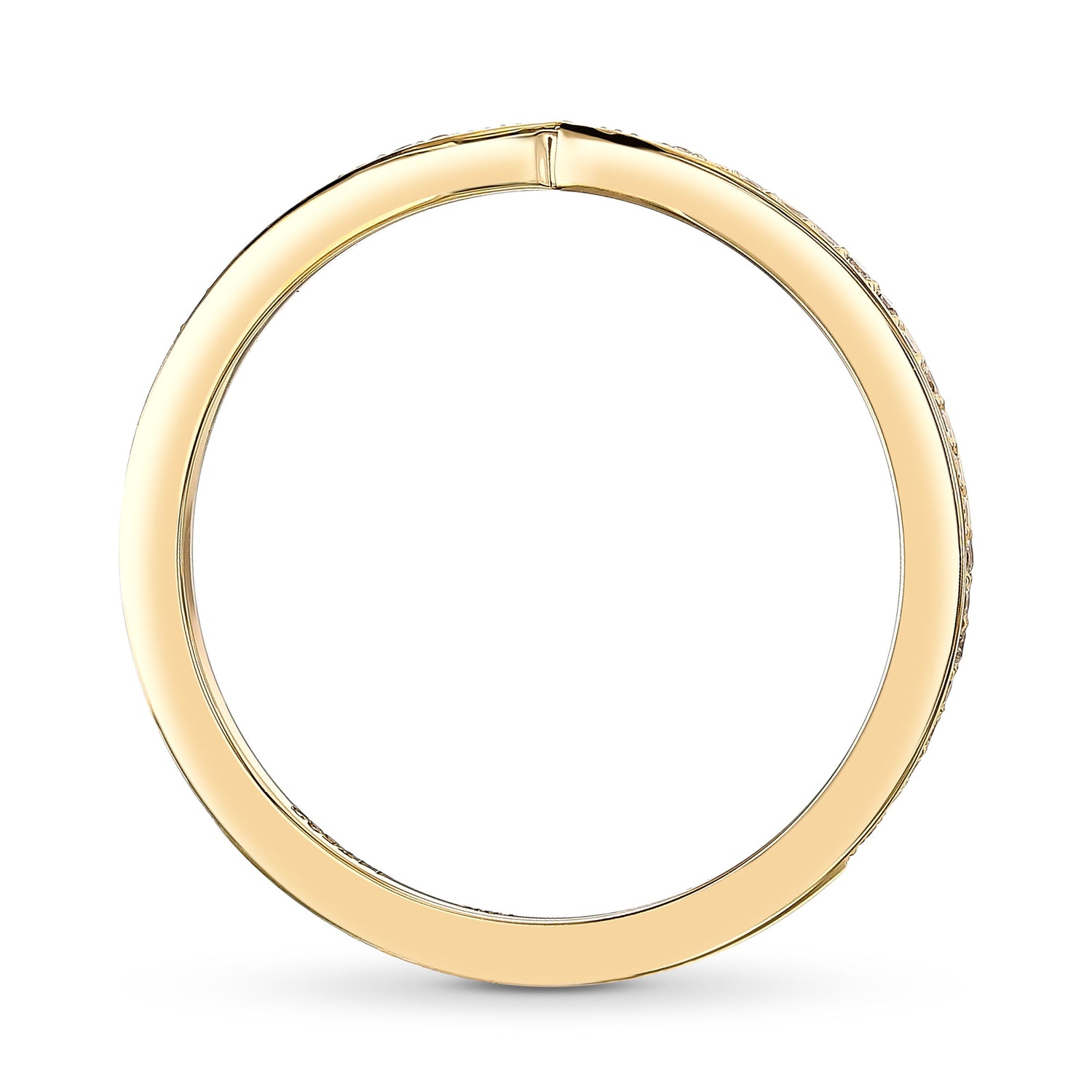 Brilliant Diamond Tapered Wedding Band