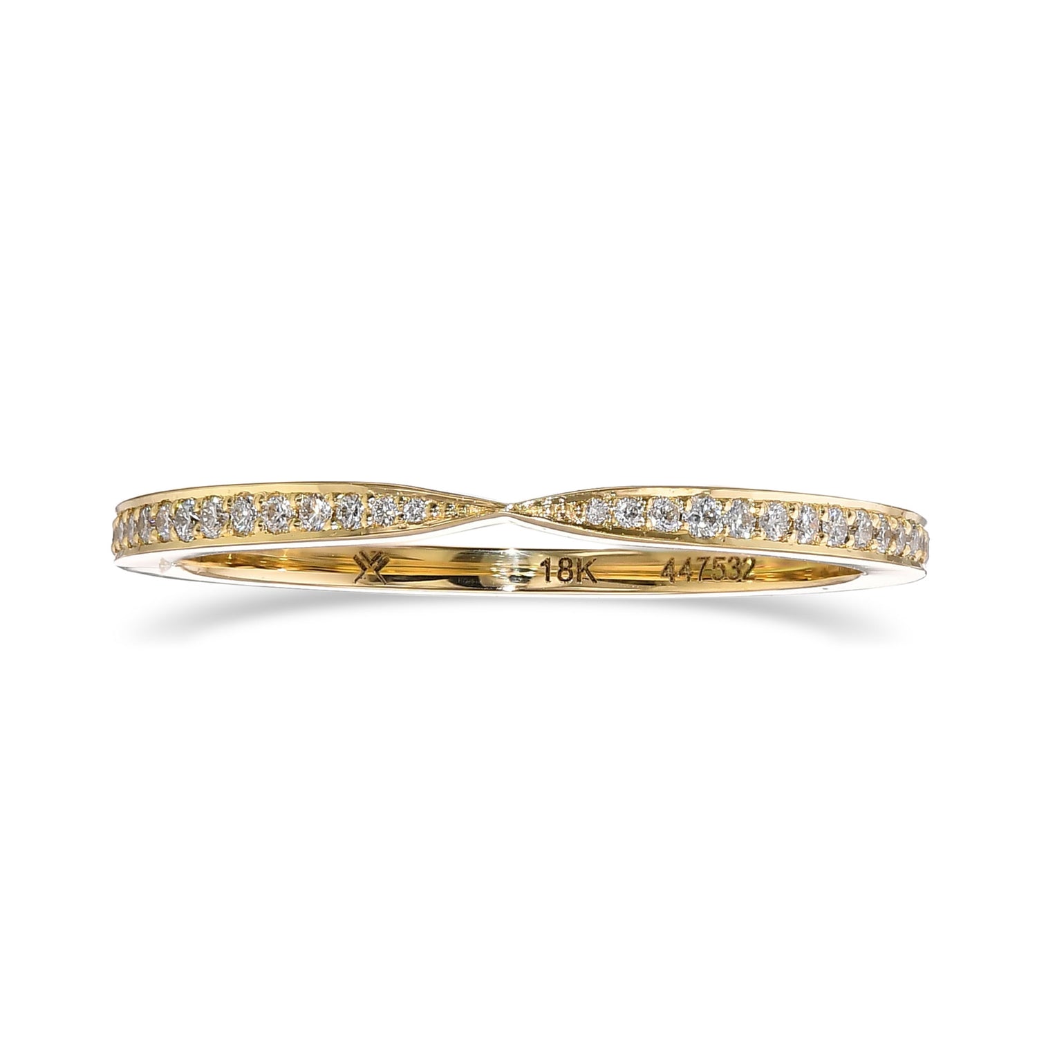 Brilliant Diamond Tapered Wedding Band