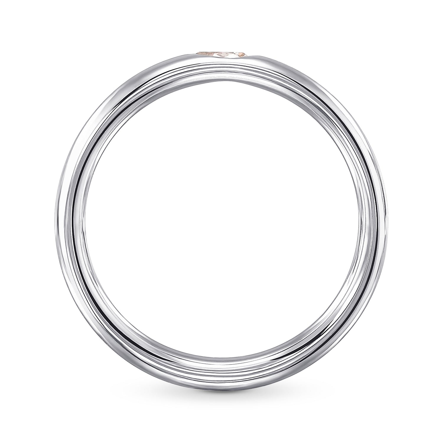 Fancy Pinkish Brown Pear Classic Solitaire Engagement Diamond Ring