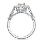 Fancy Pink Radiant Extraordinary Diamond Ring