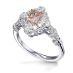 Fancy Pink Radiant Extraordinary Diamond Ring