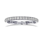 Open Pave Diamond Wedding Band