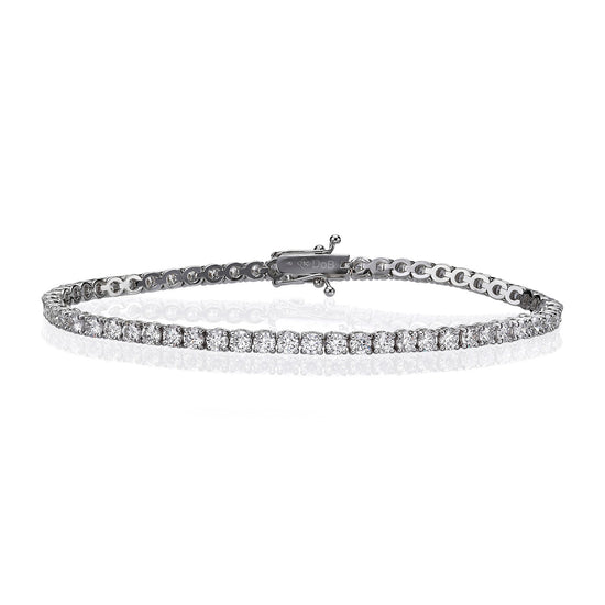 Round Brilliant Diamond Tennis Bracelet