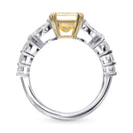 Fancy Intense Yellow Radiant Diamond Extraordinary Ring