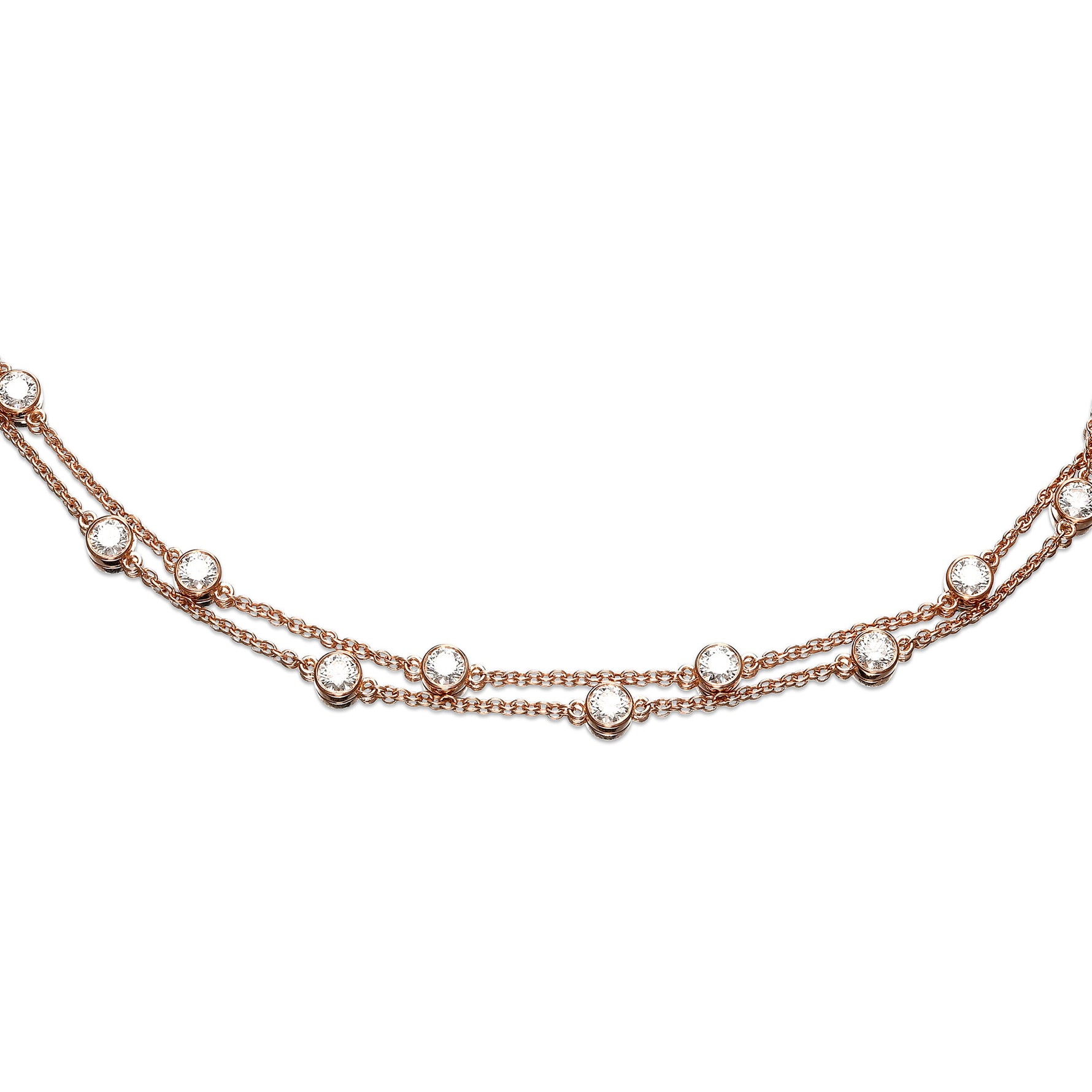 Full Length Bezel Diamond Chain