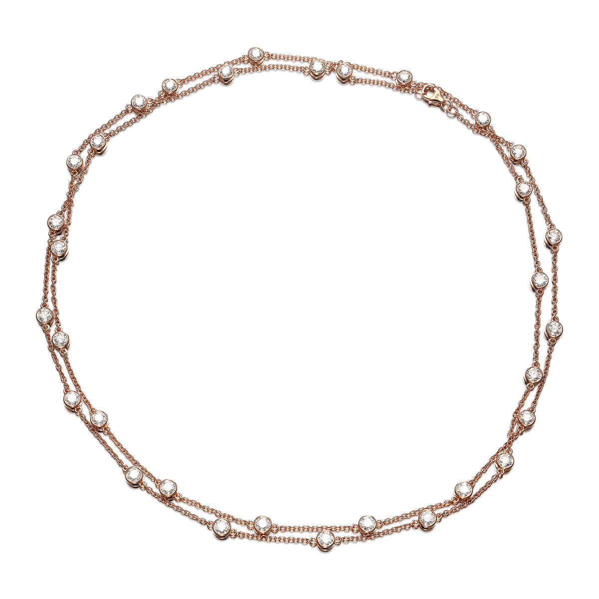 Full Length Bezel Diamond Chain